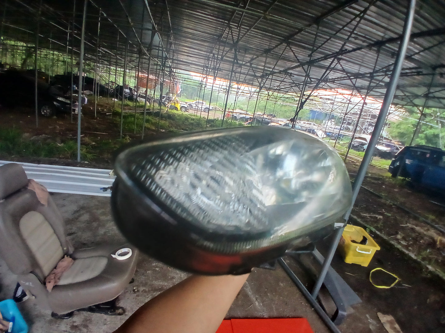 Ford Fiesta Headlight Smoked Type Driver Side ( with issue )
