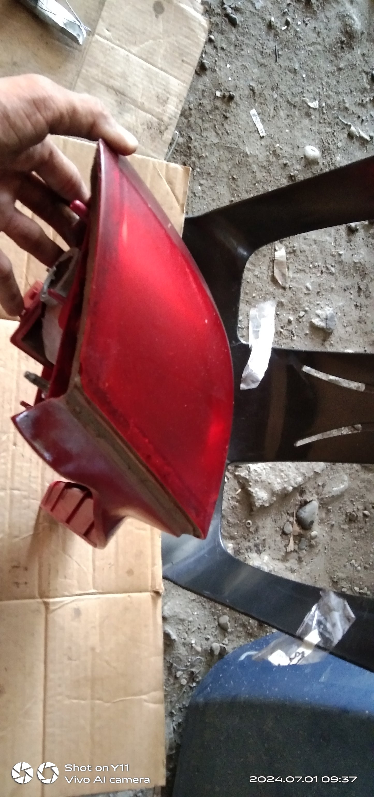 Optra Chevrolet Tail Light Without Bulb Driver Side