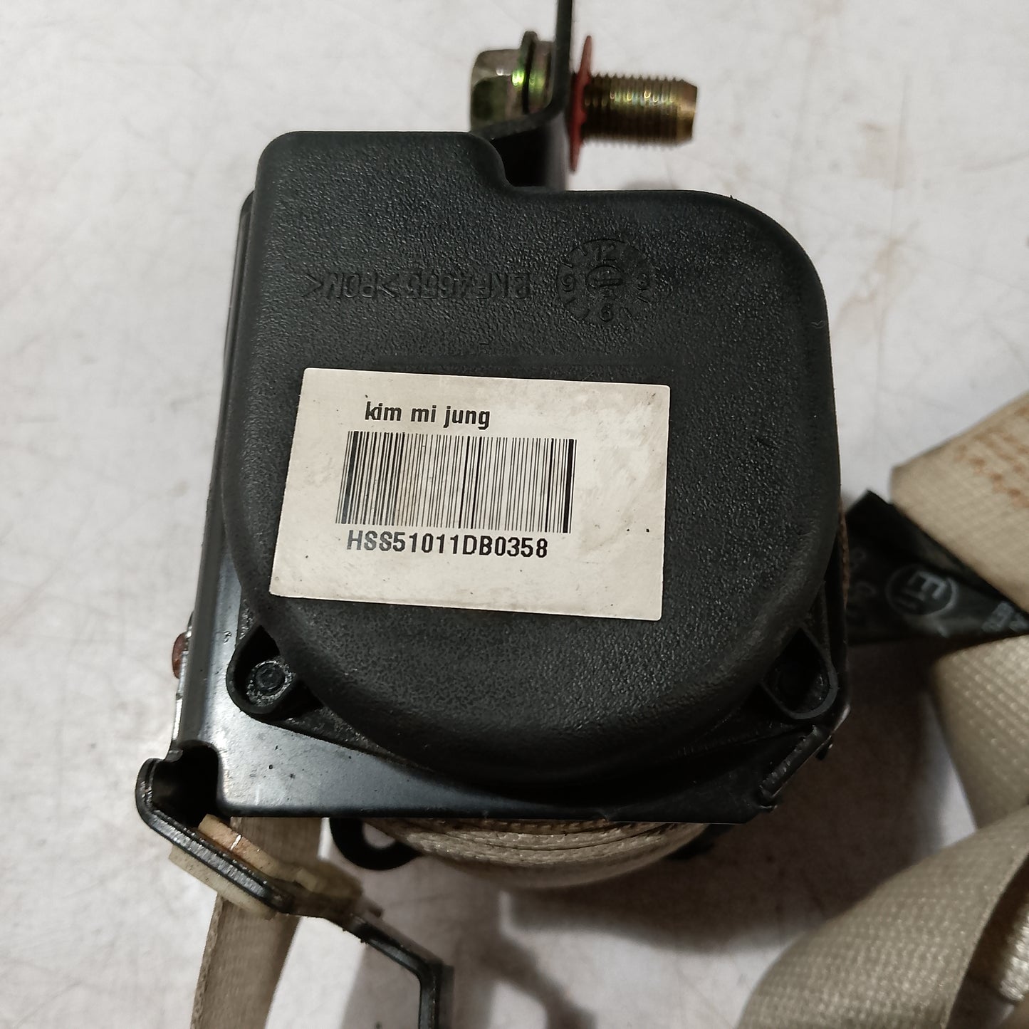Seatbelt Retractor Assembly R/P/S | Tucson