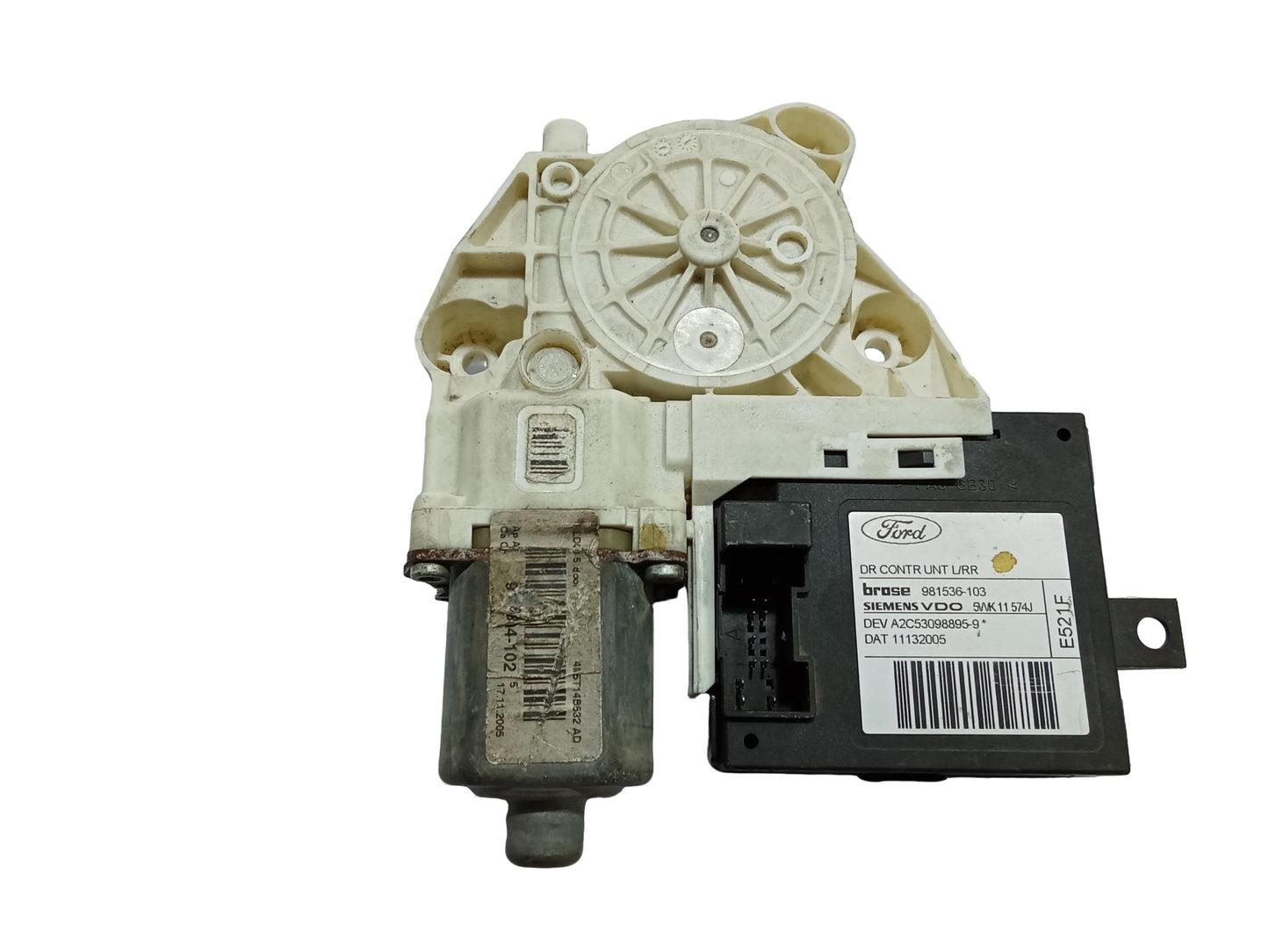 Ford Focus 2.0 2007 - 2014 DR CONTR UNT L/RR 981536-103 5VVK11574J E521F Rear Driver Side Power Window Motor GENUINE ORIGINAL SURPLUS