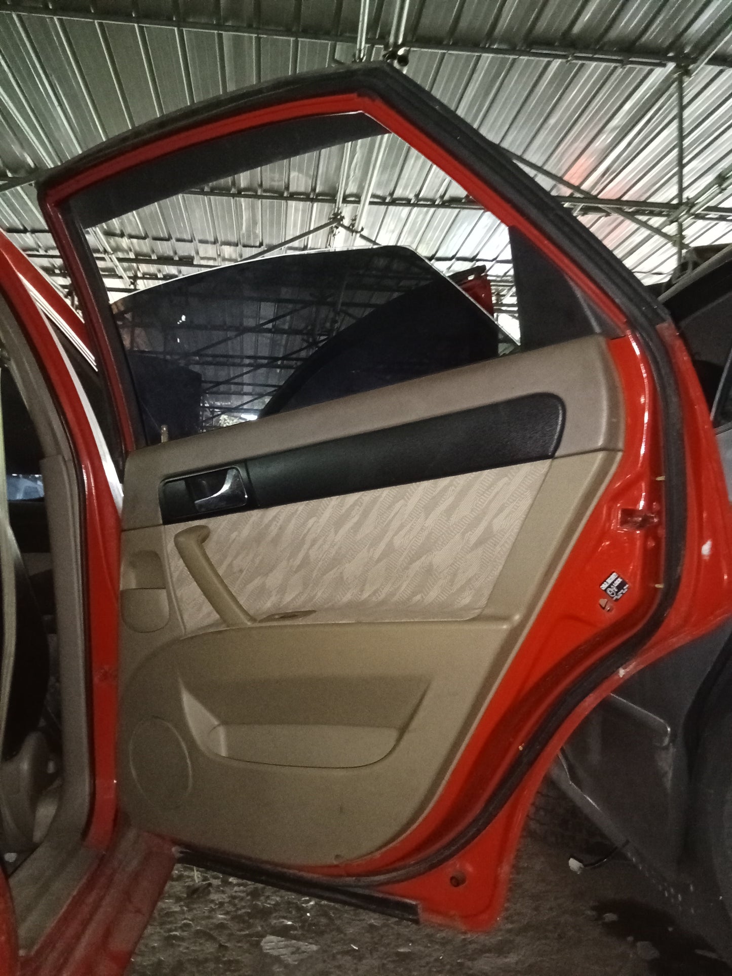 Chevrolet Optra Bare Door Shell Rear Passenger Side GENUINE ORIGINAL SURPLUS