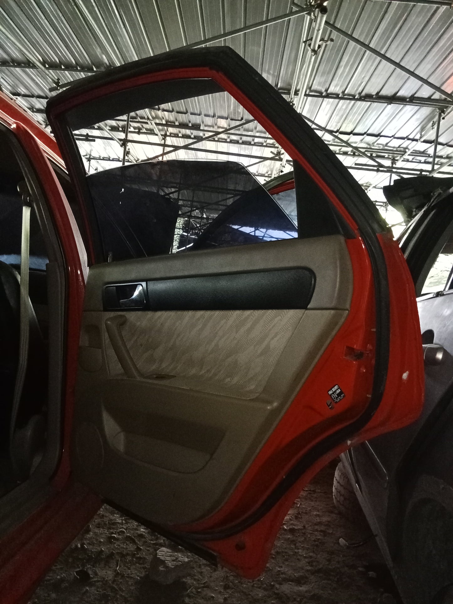 Chevrolet Optra Bare Door Shell Rear Passenger Side GENUINE ORIGINAL SURPLUS