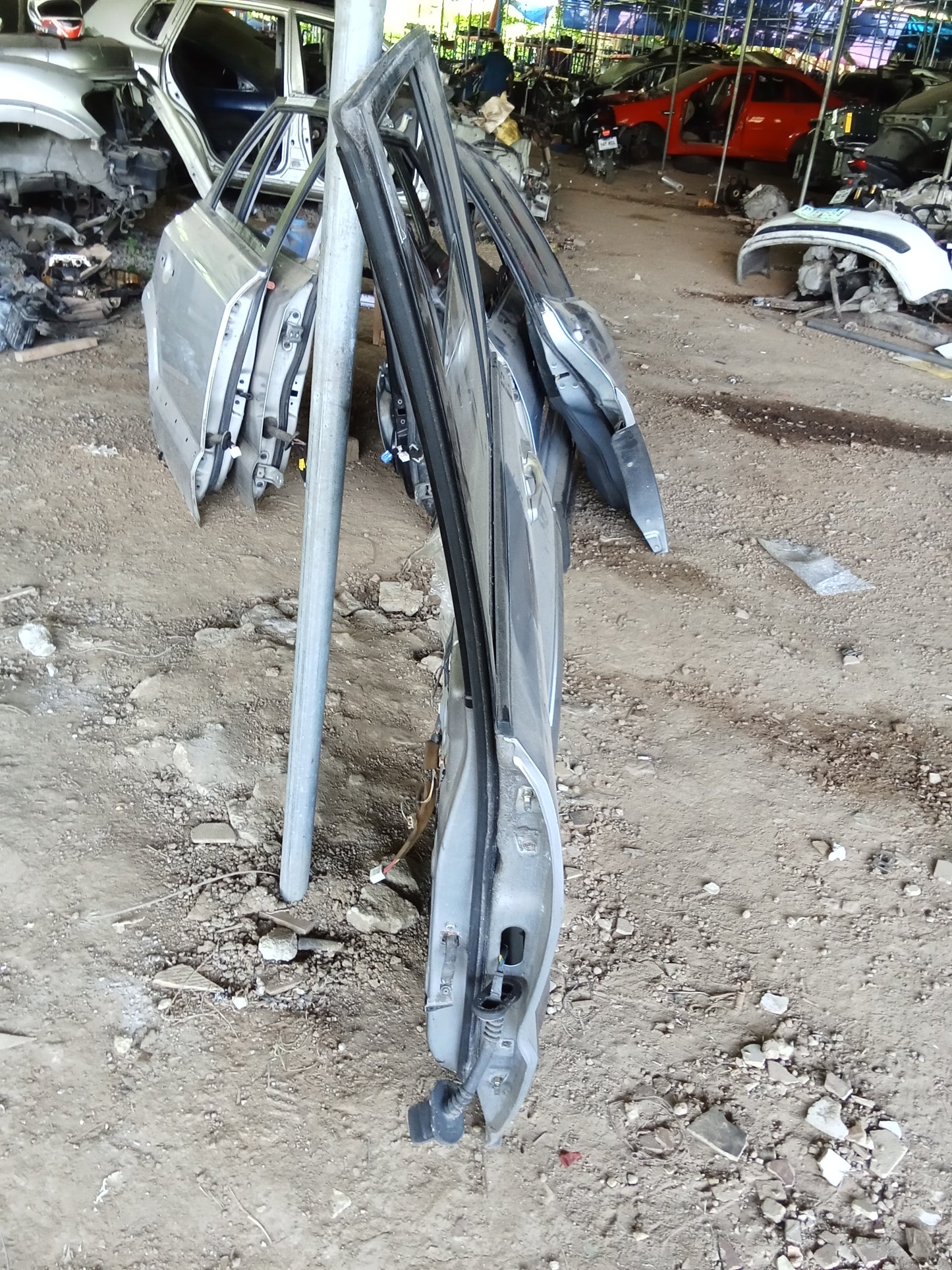 Pajero 3.6 V8 Bare Door Shell Rear Driver Side GENUINE ORIGINAL SURPLUS