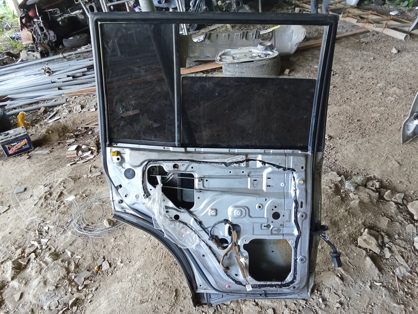 Pajero 3.6 V8 Bare Door Shell Rear Driver Side GENUINE ORIGINAL SURPLUS