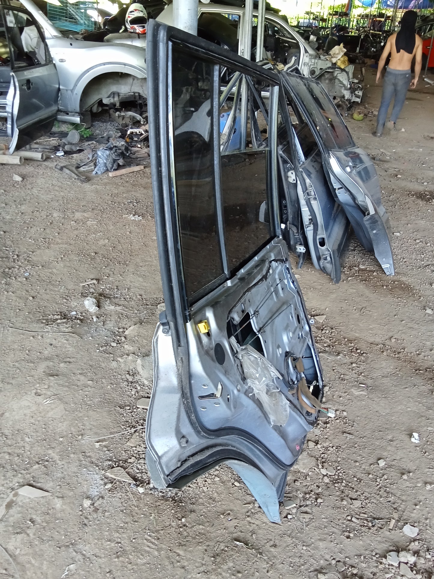 Pajero 3.6 V8 Bare Door Shell Rear Driver Side GENUINE ORIGINAL SURPLUS