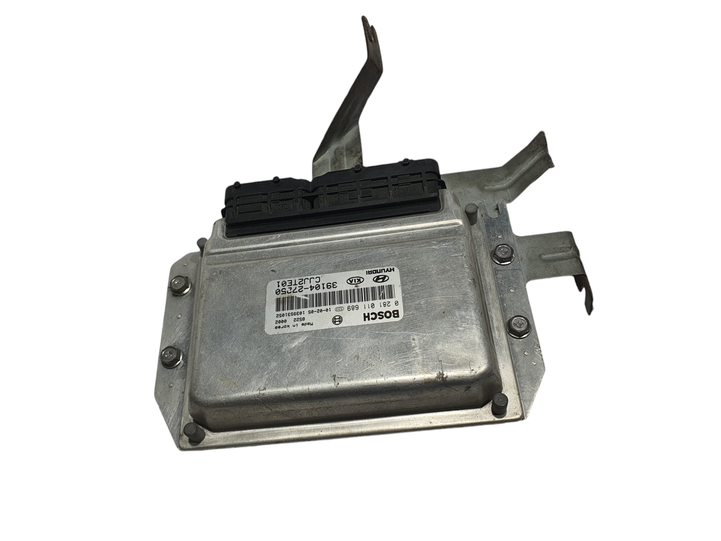 Hyundai Tucson CRDI 2009 Model Engine Computer Box (ECU) BOSCH 39104-27250 CODE:CJJ2TE01 Good Condition GENUINE ORIGINAL SURPLUS