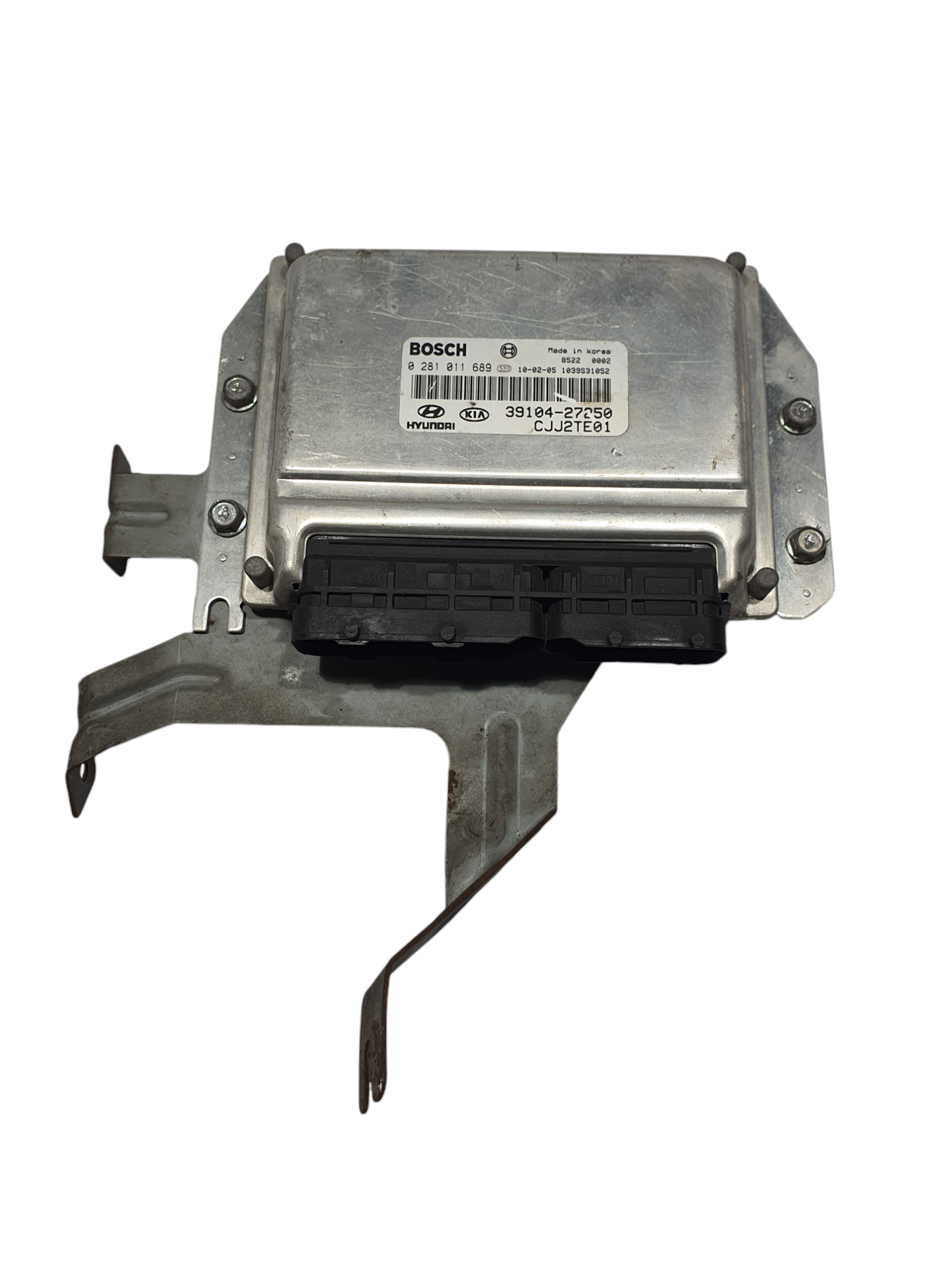 Hyundai Tucson CRDI 2009 Model Engine Computer Box (ECU) BOSCH 39104-27250 CODE:CJJ2TE01 Good Condition GENUINE ORIGINAL SURPLUS