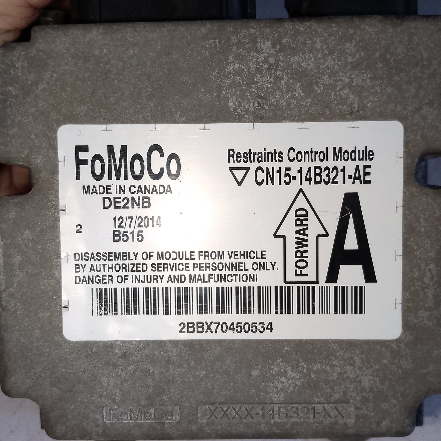Air Bag Control Module | Ecosport