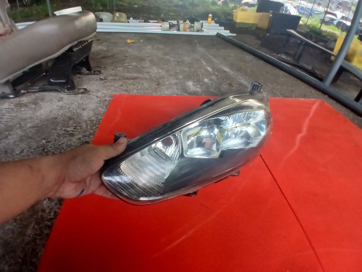 Ford Fiesta Headlight Smoked Type  Driver Side ( with issue )