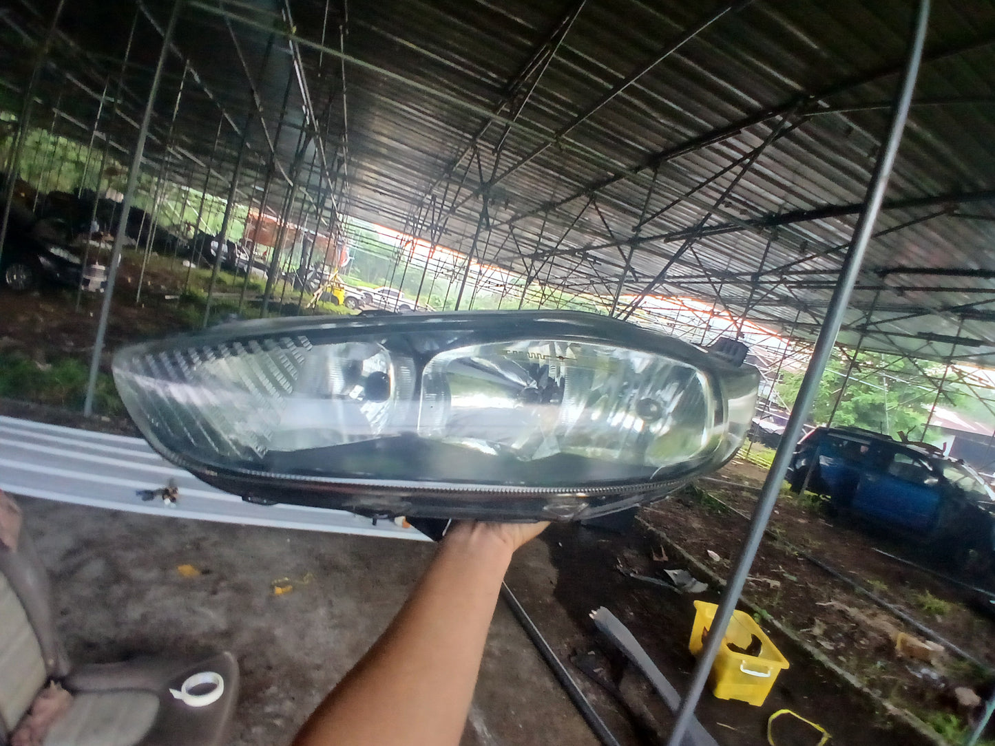 Ford Fiesta Headlight Smoked Type  Driver Side ( with issue )