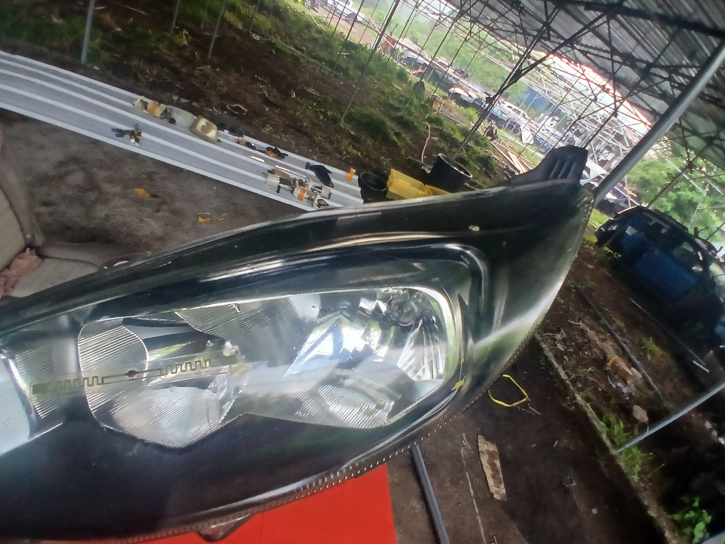Ford Fiesta Headlight Smoked Type  Driver Side ( with issue )