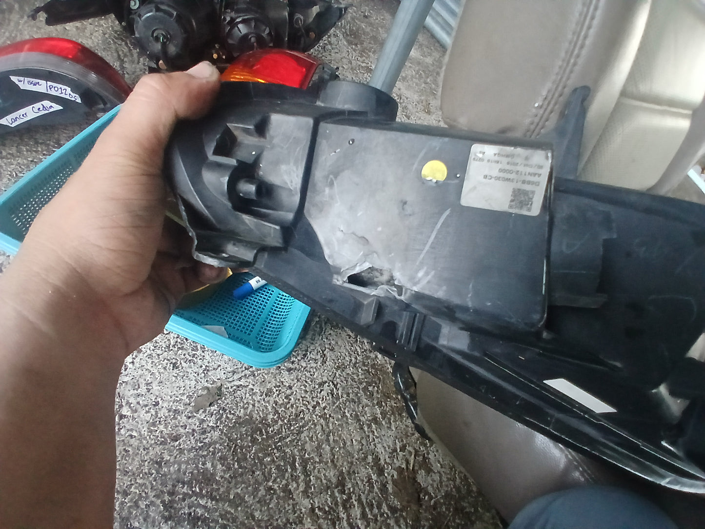 Ford Fiesta Headlight Smoked Type  Driver Side ( with issue )