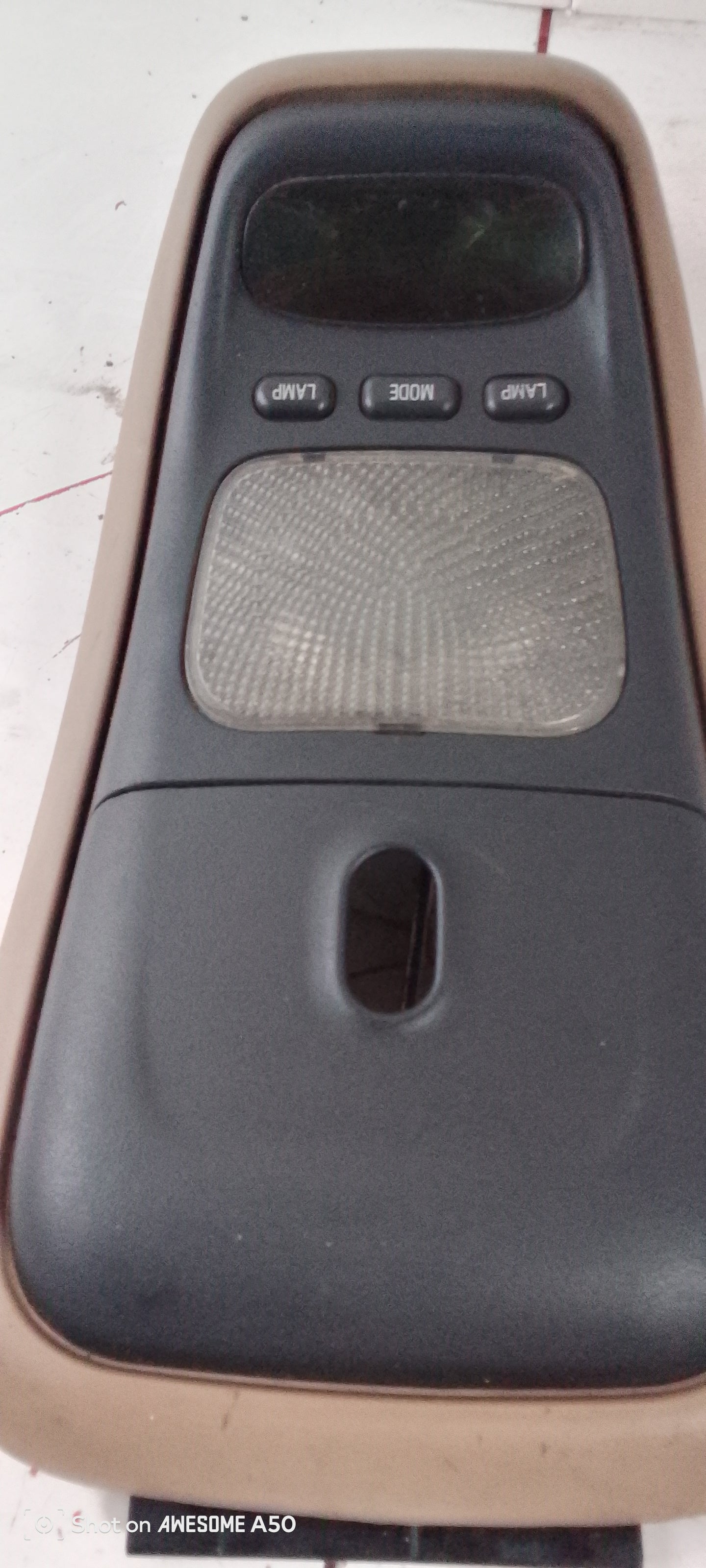 Overhead console