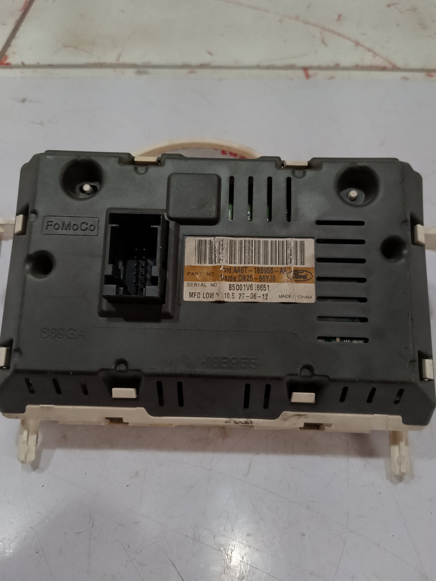 Digital Clock | Ford Fiesta 1.4
