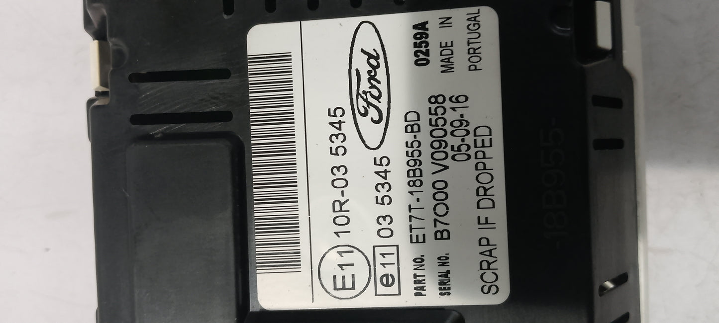 Digital Clock Ford Fiesta