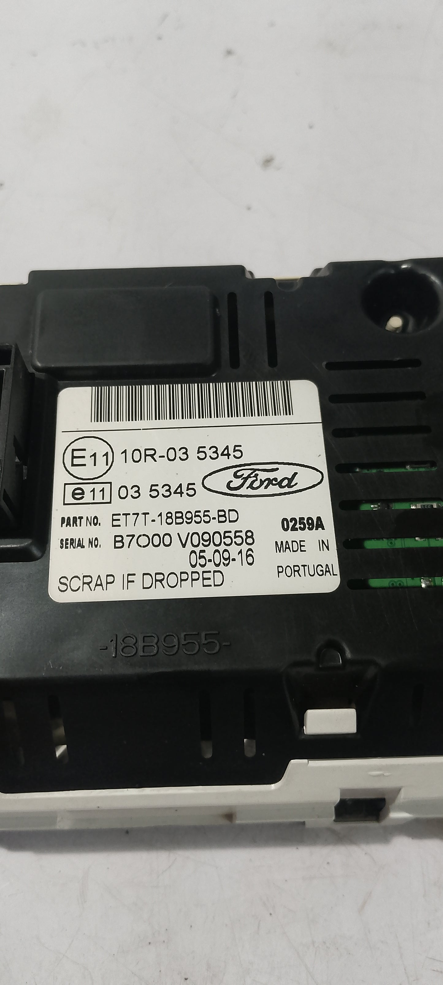 Digital Clock Ford Fiesta