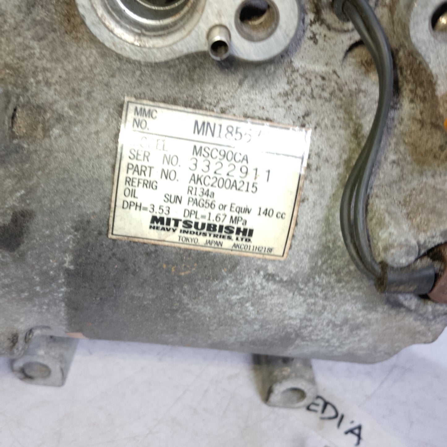 Compressor | Mitsubishi Lancer Cedia