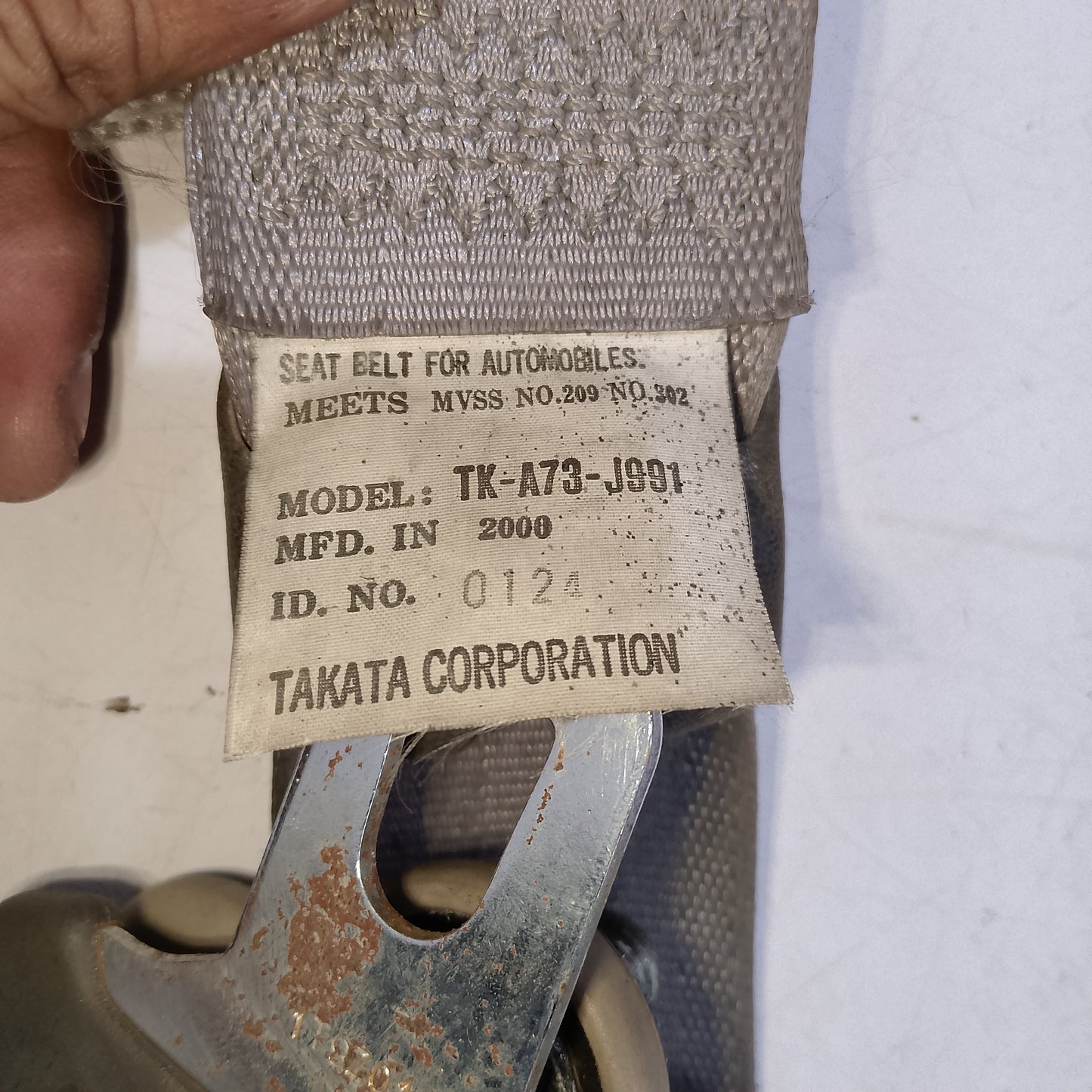 Seatbelt F P S Honda Accord