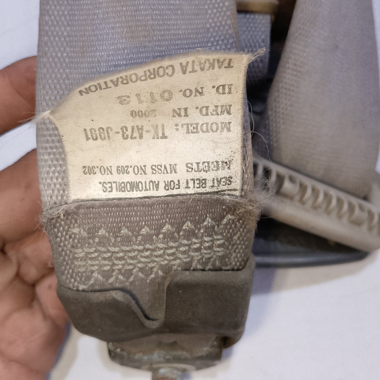 Seatbelt Driver Side Honda Accord