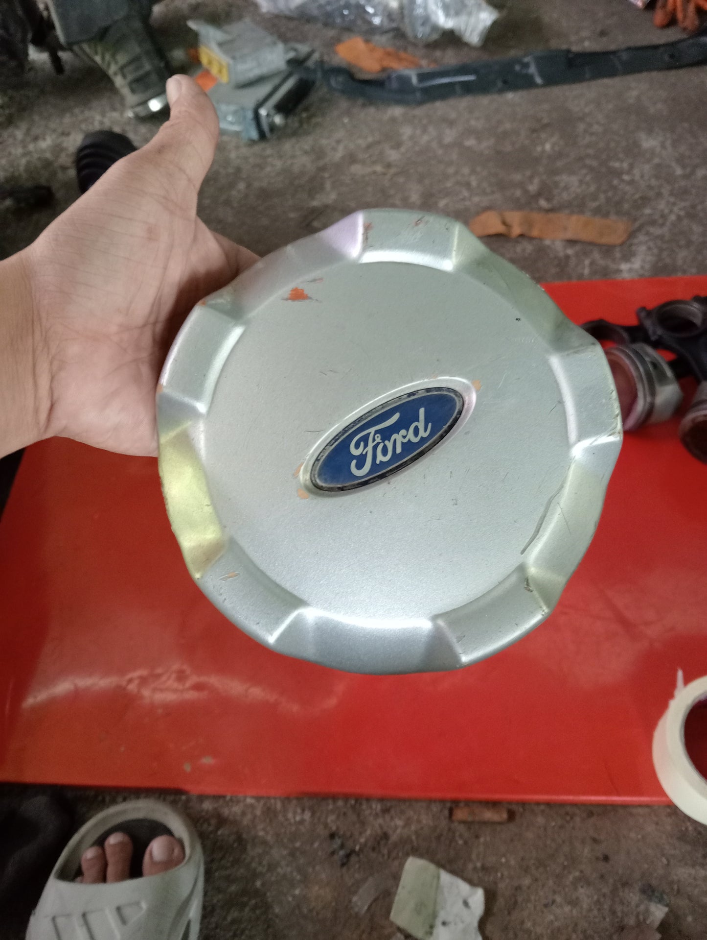 Ford Escape 2.0 2001 - 2004 EC16-37-190 YL 84-1A096-EB ABS+PC 1PC Wheel Cap GENUINE ORIGINAL SURPLUS