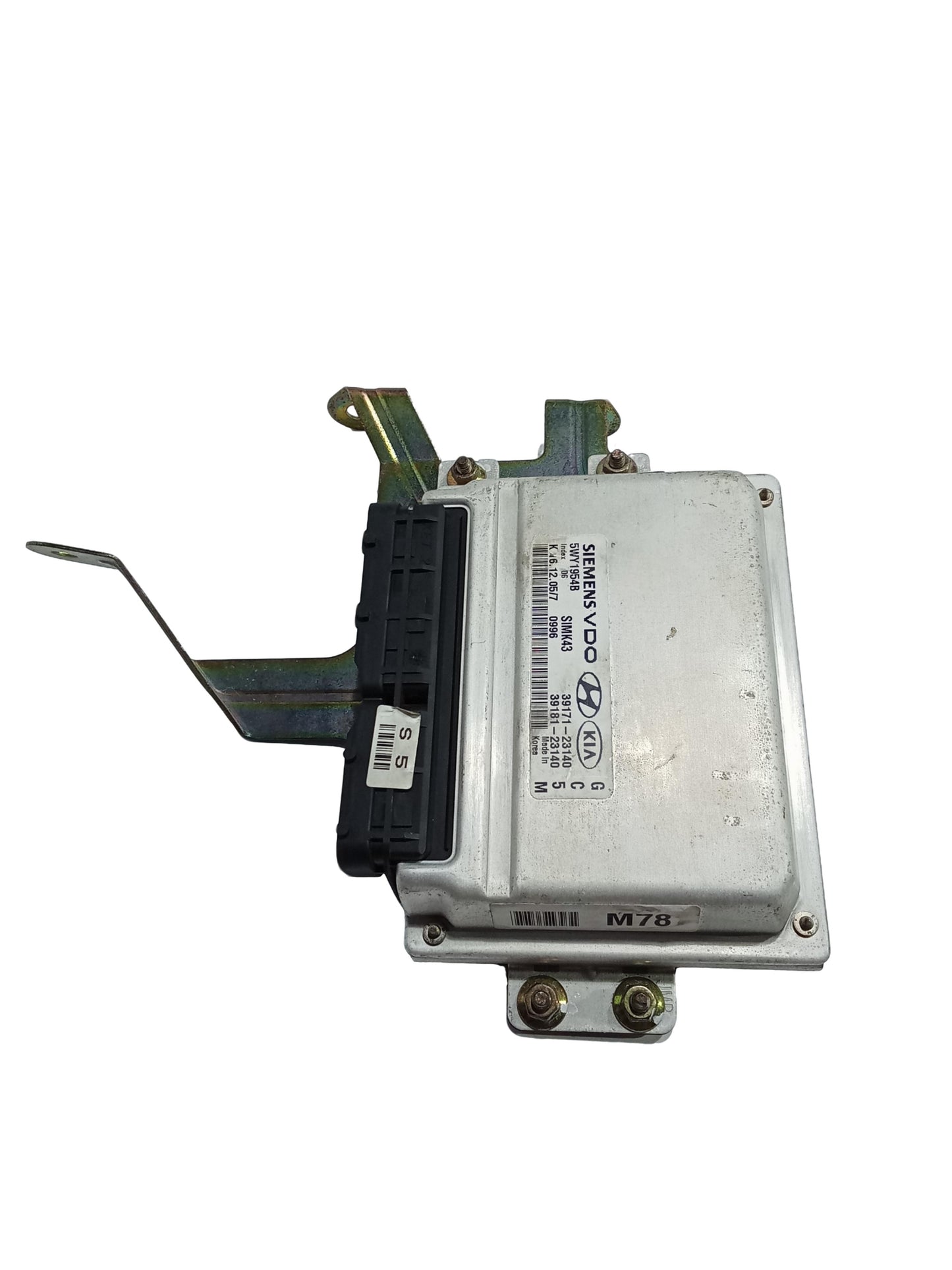 Hyundai Tucson Gas 2005 SIEMENS VDO 5WY1954B SIMK43 Engine Computer Box (ECU) Good Condition GENUINE ORIGINAL SURPLUS