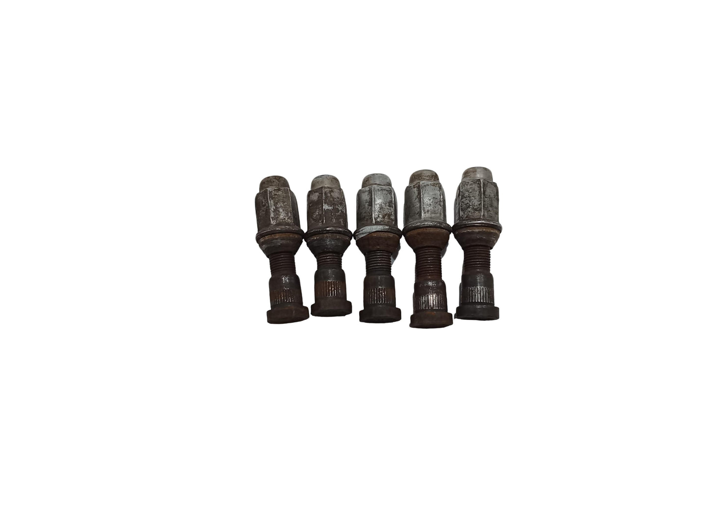 Ford Explorer 2005 Eddie Bauer 5-piece Stud Nut Set Good Condition GENUINE ORIGINAL SURPLUS