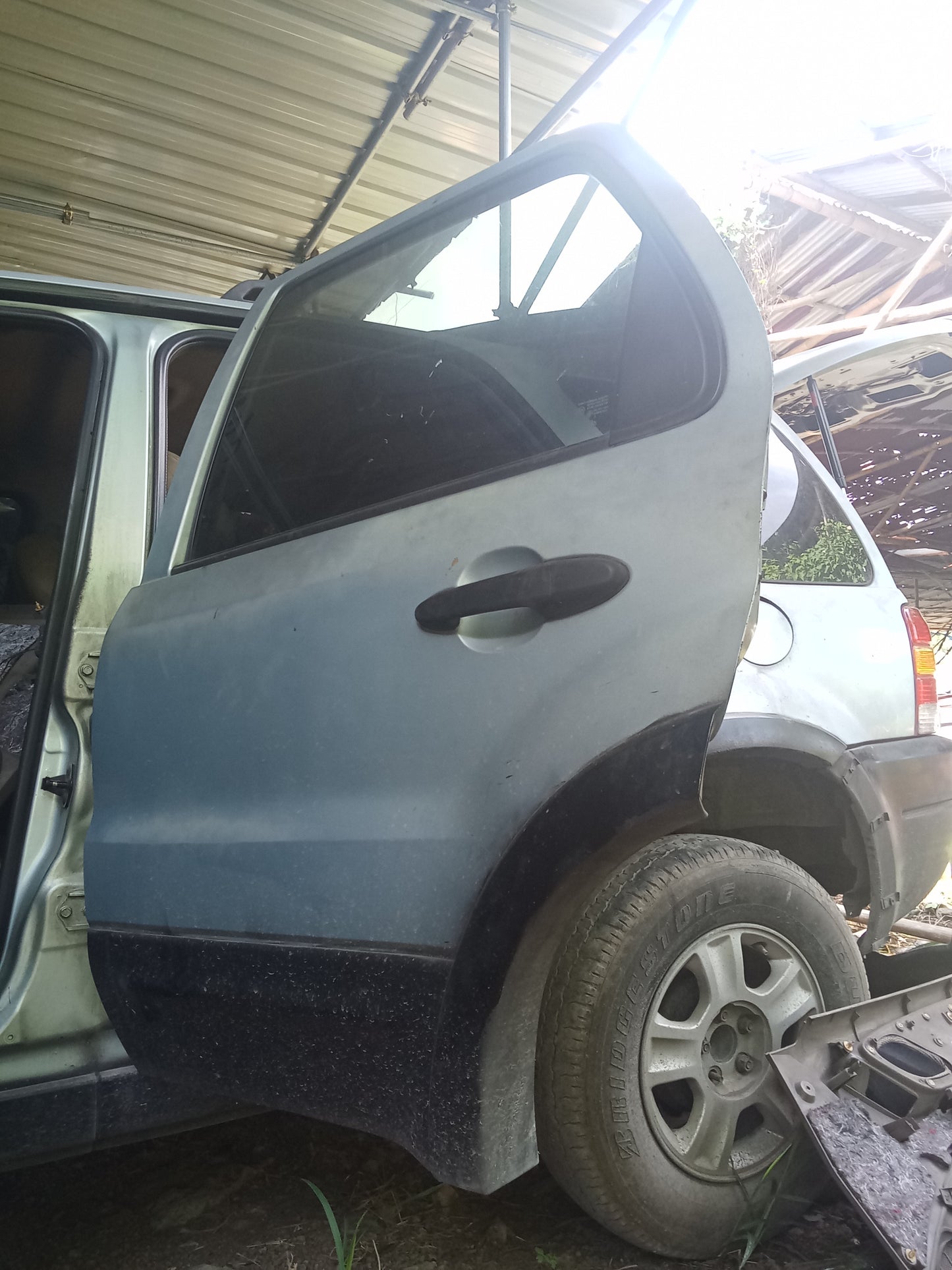 Ford Escape 2.0 Bare Door Shell Rear Driver Side GENUINE ORIGINAL SURPLUS